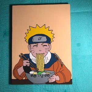 6 x 8in Naruto Canvas Painting